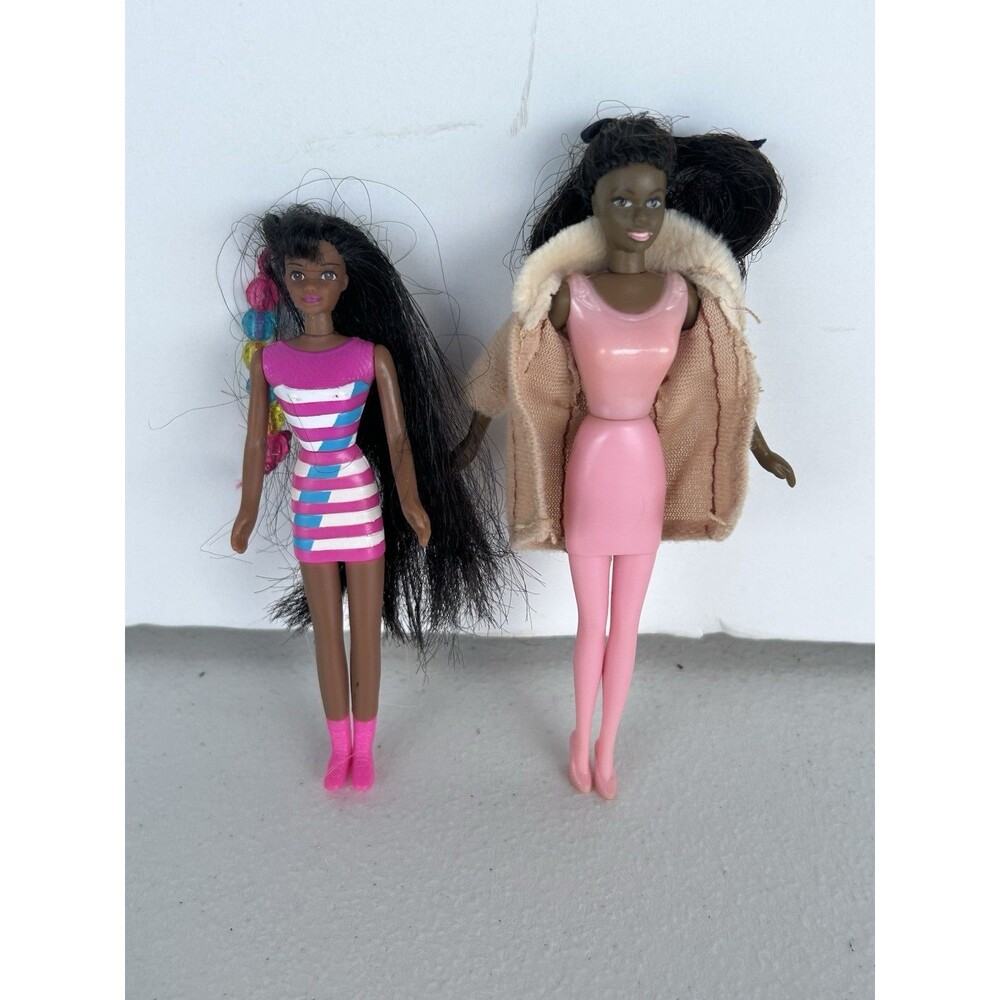 McDonald’s Barbie Mini Dolls Bead Blast Christie Pop Sensation 1998 2002